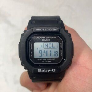 Casio G-Shock Baby-G BGD-560 Digital Resin‎ Smoke Black Skeleton Watch